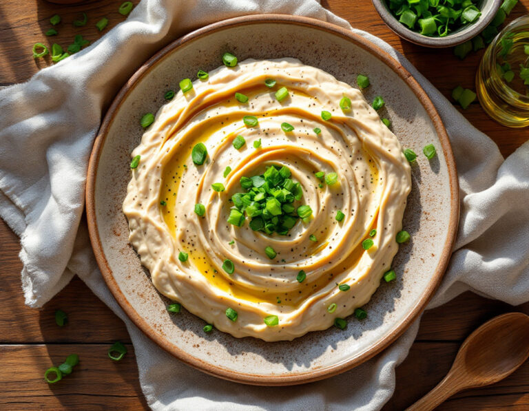 Tahinli Piyaz Recipe – Turkish Bean Salad with Tahini