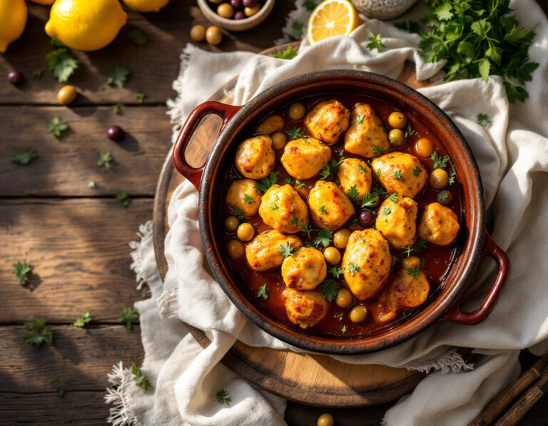 Moroccan Lemon Chicken Tagine Recipe – Authentic Moroccan