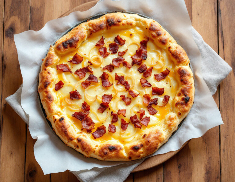 Tarte Flambée Recipe – Authentic Alsatian Flammkuchen