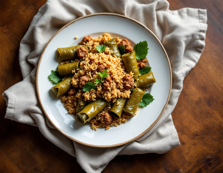 Yaprak Sarma Recipe – Classic Turkish Stuffed Grape Leaves