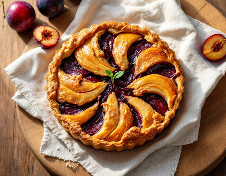 Swiss Plum Tart Recipe – Traditional Swiss Cake