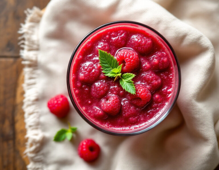 Ethiopian Raspberry Orange Smoothie Recipe