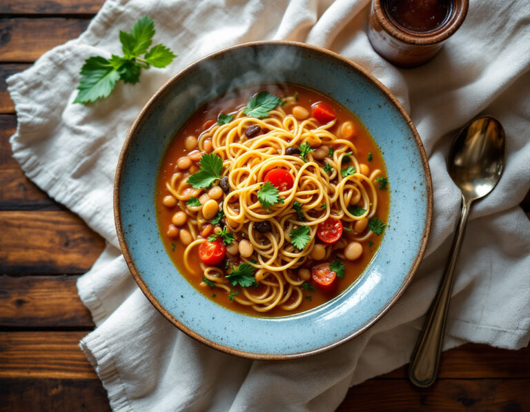 Ash Reshteh – Persian Herb Noodle Soup Recipe
