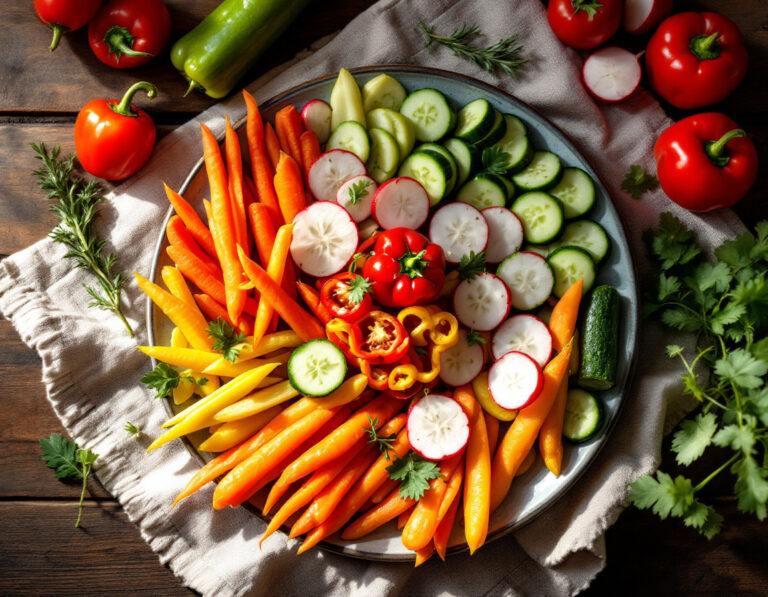 Crudités Recipe – French Raw Vegetable Classic