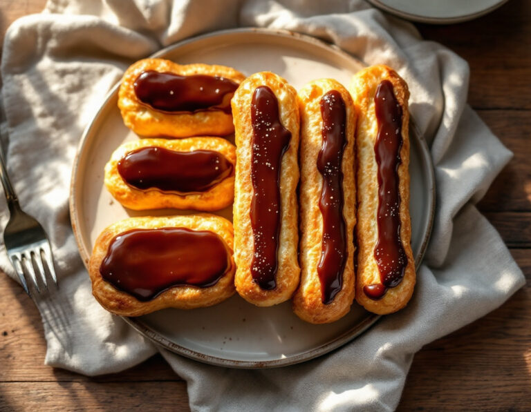 Éclairs Recipe – How to Make French Cream Puffs from Scratch