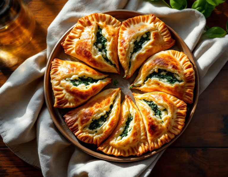 Fatayer Recipe – Lebanese Stuffed Pastries with Spinach