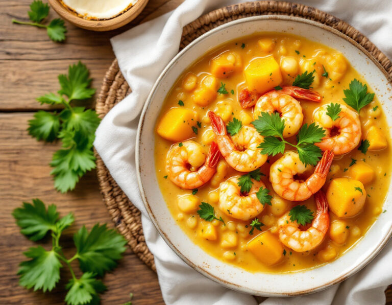 Brazilian Shrimp Coconut Milk Stew Recipe | Moqueca