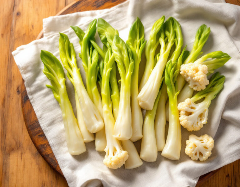 Steamed Cauliflower Stems Recipe – Egyptian Style