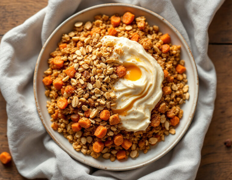 High Protein Carrot Cake Baked Oats – Ethiopian Recipe