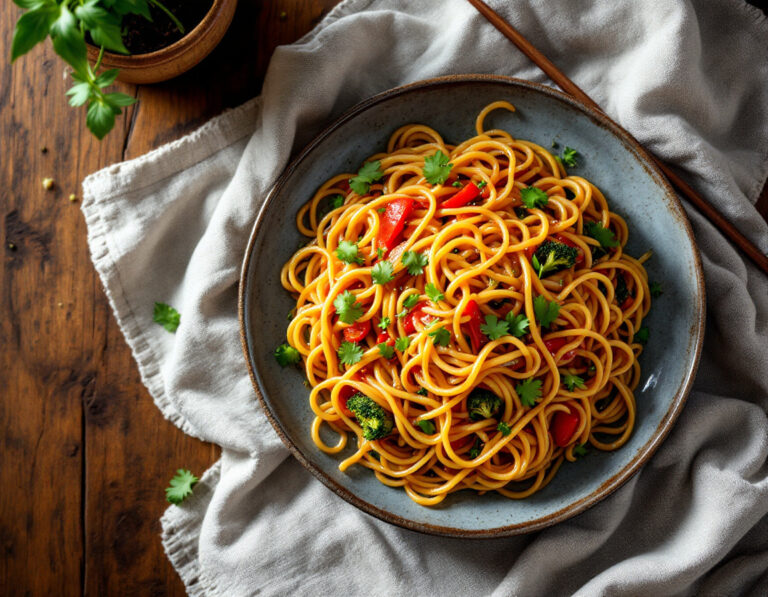 Japchae Recipe – Korean Glass Noodle Stir-Fry