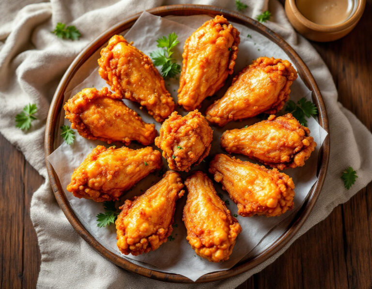 Crispy Chicken Wings Recipe – Perfectly Seasoned & Juicy