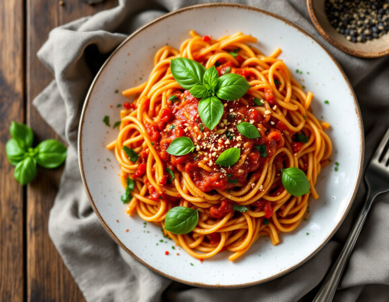 Korean Pasta Arrabbiata Recipe with Gochujang
