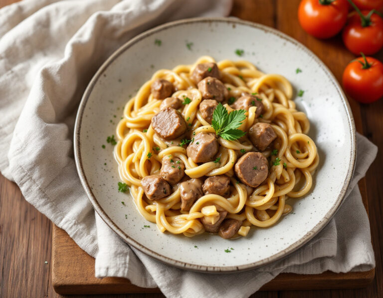 Korv Stroganoff Recipe – Classic Swedish Sausage Dish