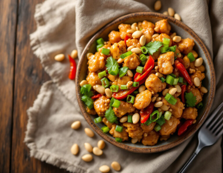 Kung Pao Chicken Recipe – Authentic Chinese & Spicy