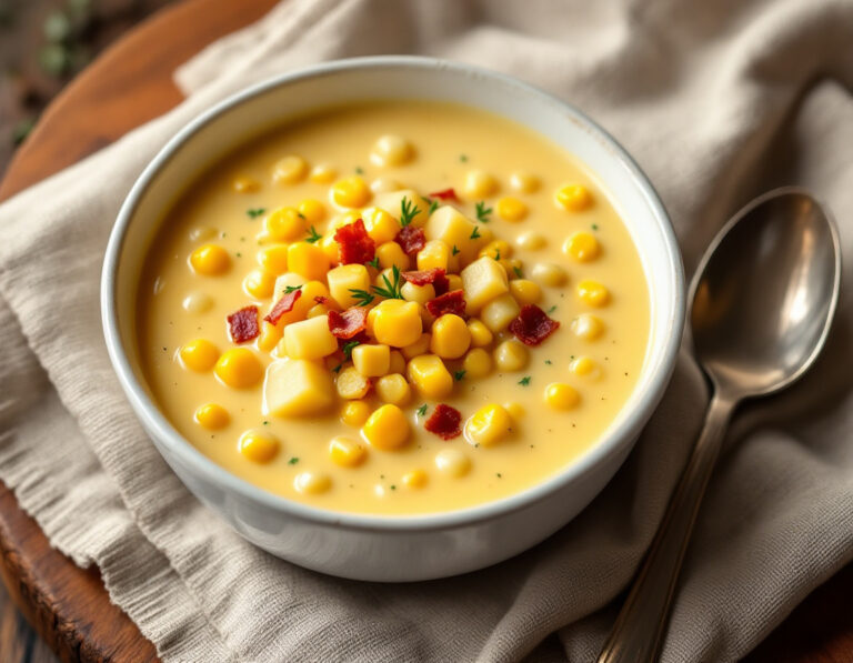American Corn Chowder Recipe – Creamy & Hearty