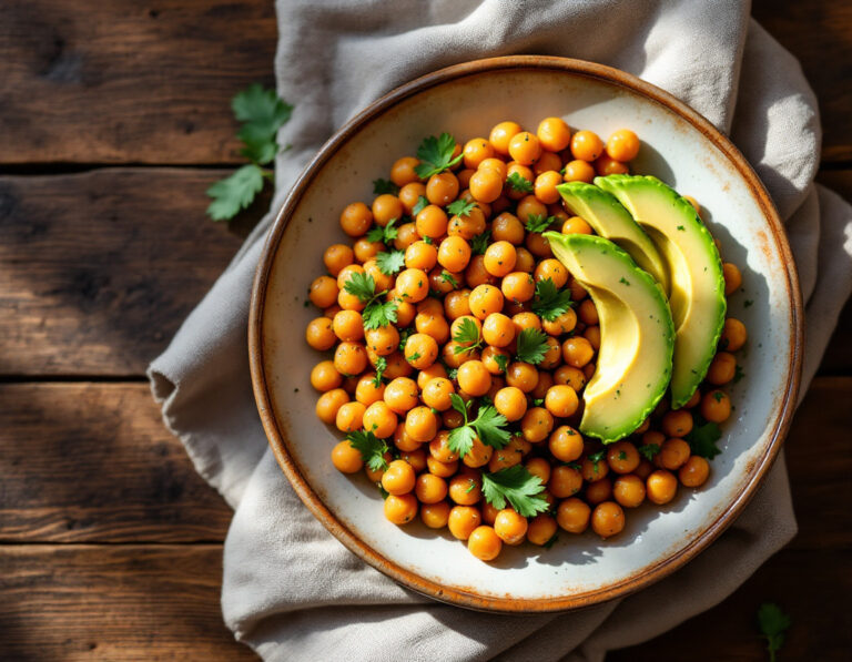 Moroccan Chickpeas with Avocado Recipe | Healthy