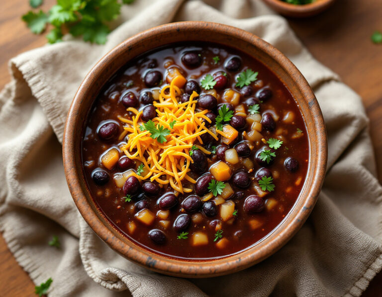 Mexican Black Bean Soup Recipe – Sopa de Frijoles