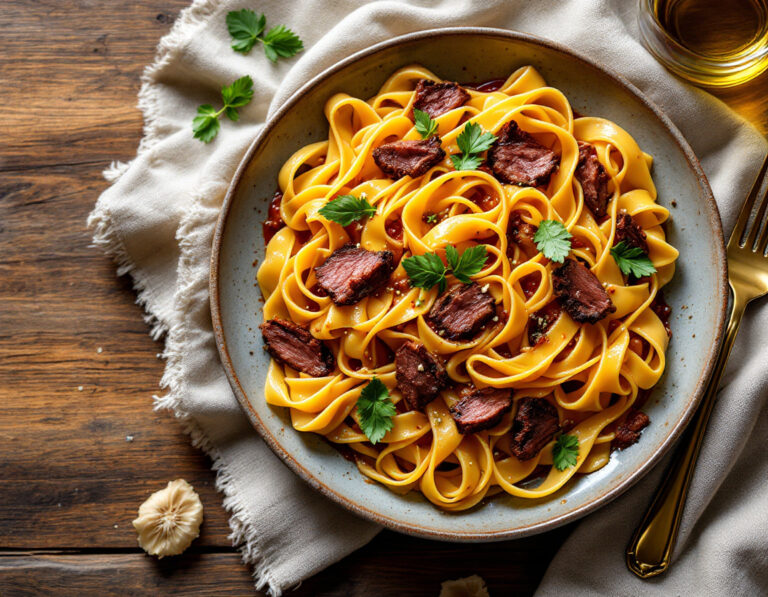 Pappardelle with Wild Boar – Tuscan Pasta Recipe