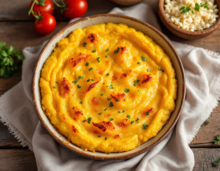 Paraguayan Polenta Casserole Recipe – Traditional