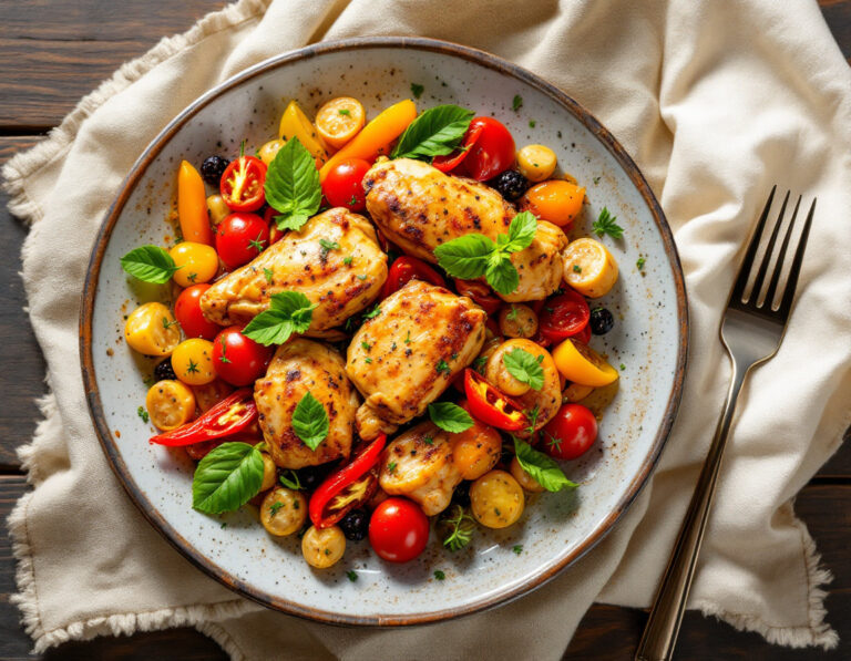 Poulet Basquaise Recipe – Classic Basque Chicken French Style