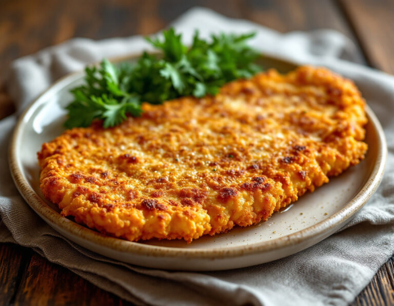 Beef Schnitzel Recipe – Viennese Style with Herb Crust