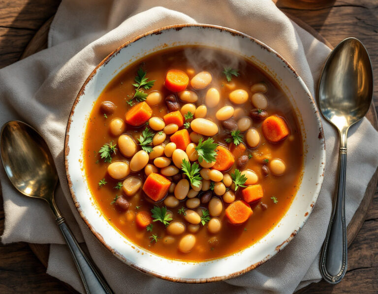 Romanian Bean Soup Recipe – Ciorbă de fasole tradițională