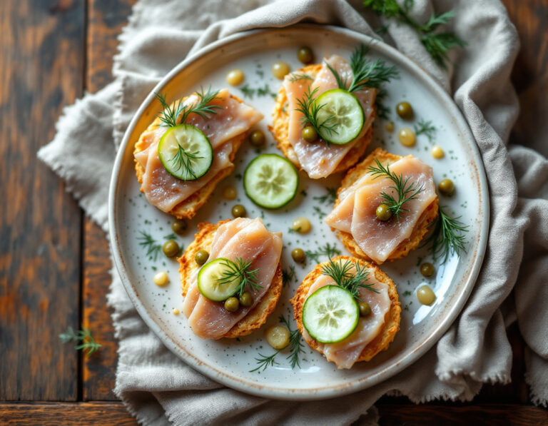 Swedish Herring Canapés Recipe – Classic Sill Bites