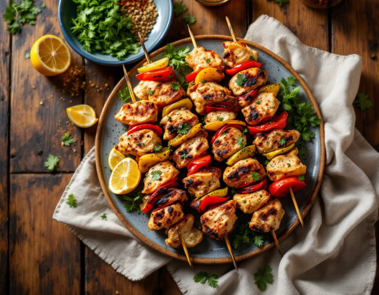Shish Taouk Recipe – Lebanese Chicken Skewers