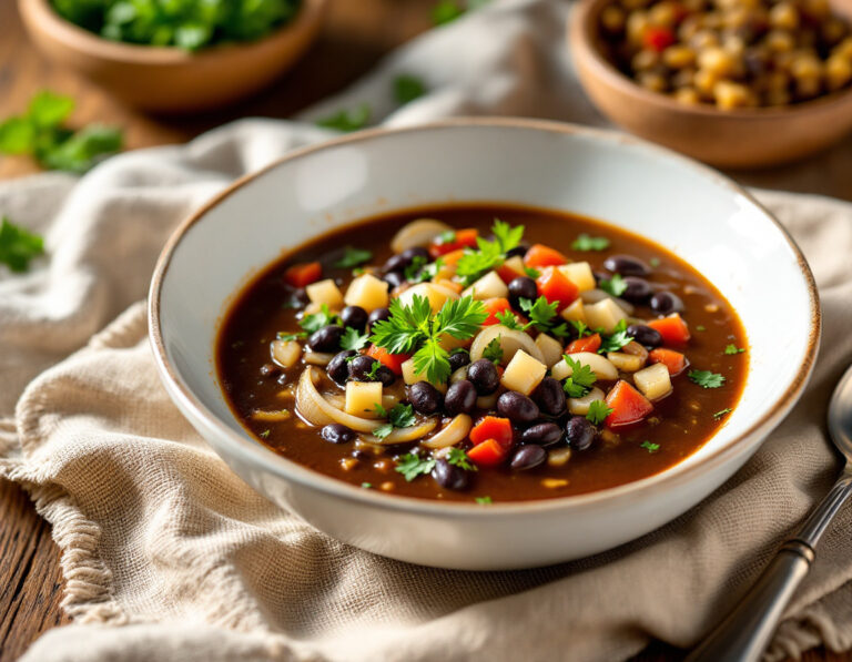 Sopa de Frijoles Negros Recipe – Cuban Black Bean Soup