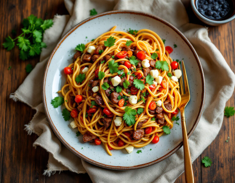 Tallarín Saltado Recipe – Peruvian Stir-Fried Noodles