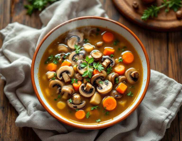 Hungarian Mushroom Soup Recipe – Authentic Gombakrémleves