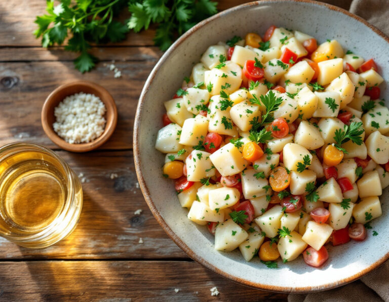 Receta de Ruska Salata – Ensalada de Patatas Serbia Auténtica