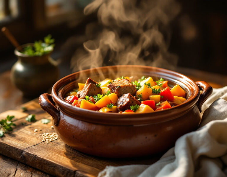 Receta de Selsko Meso – Cazuela Campesina Tradicional Macedonia