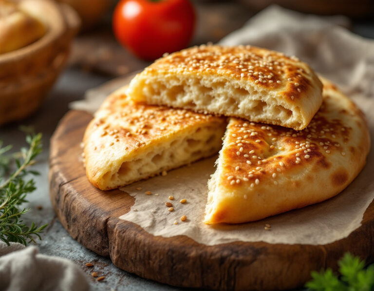 Receta de Pan Plano Serbio – Lepinja Tradicional