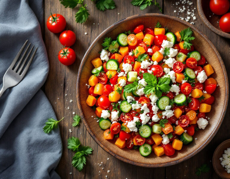 Šopska Salata Receta Serbia – Ensalada Auténtica de los Balcanes