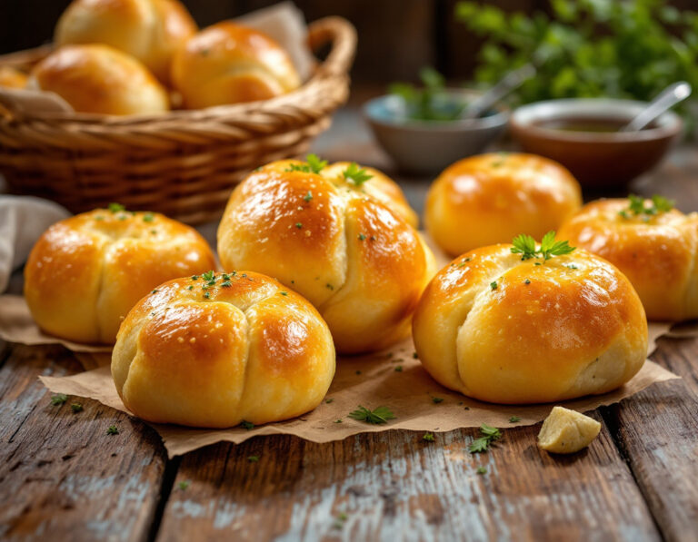Receta de Panecillos de Ajo Ucranianos – Pampushky con Hierbas